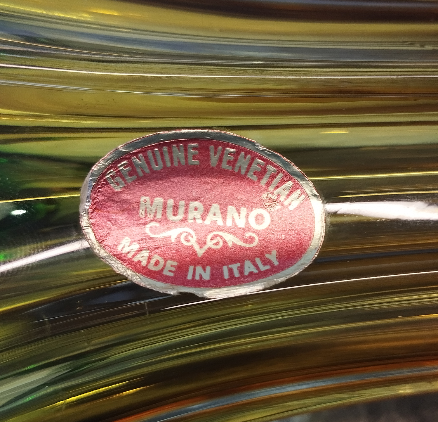 KuA.1434b Glasvase aus Murano.