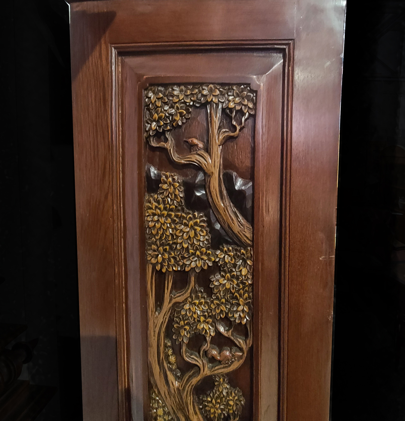 05h Teakholzschrank. Asien.