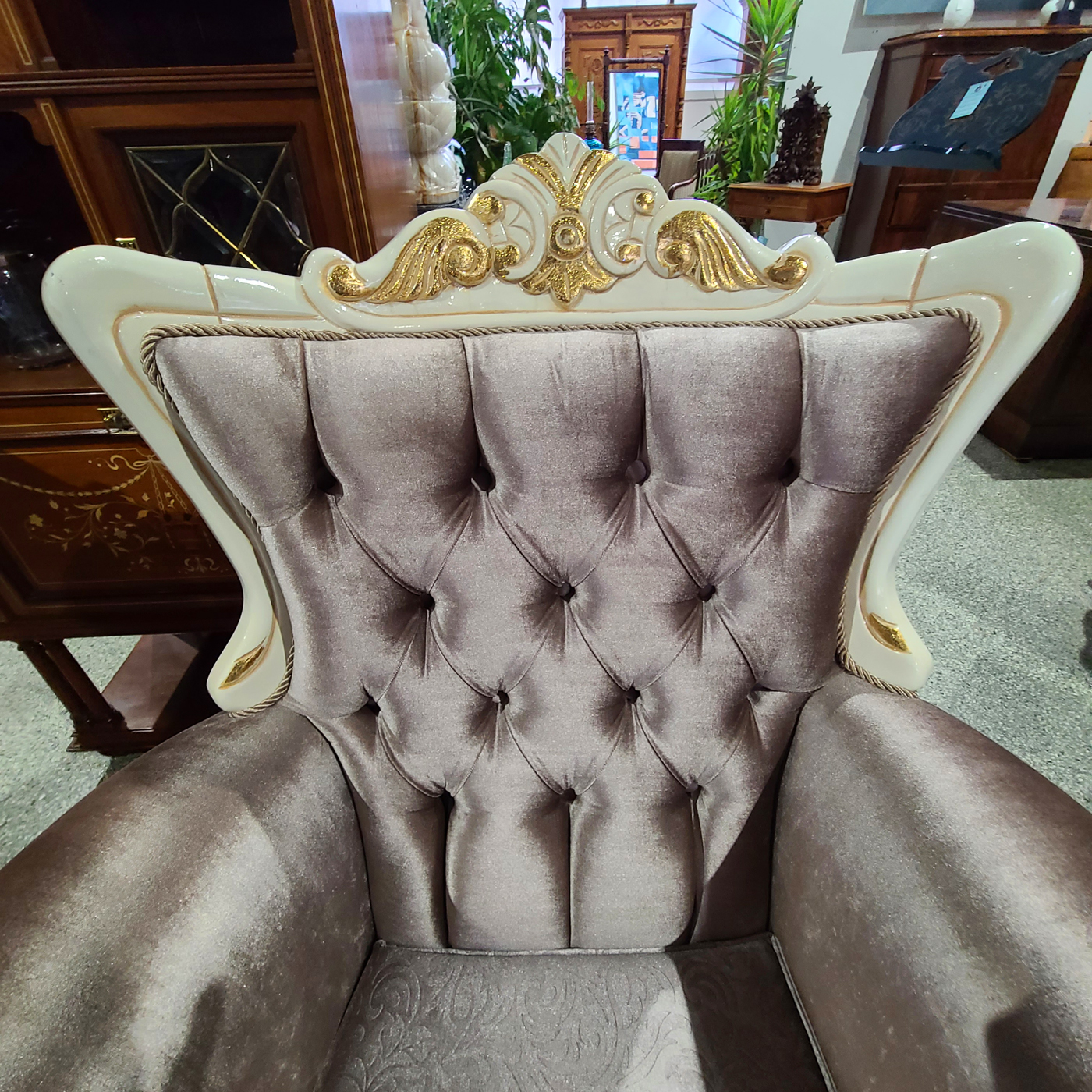 t64b Paar Barockstilsessal.