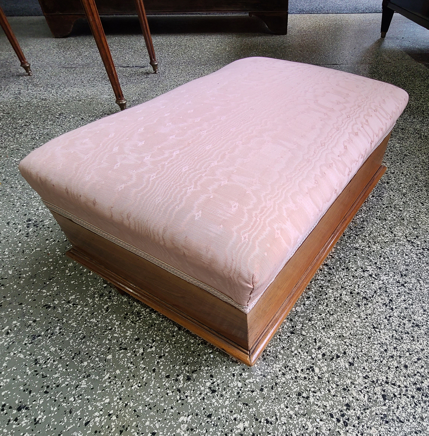14b Fußschemel Biedermeier.