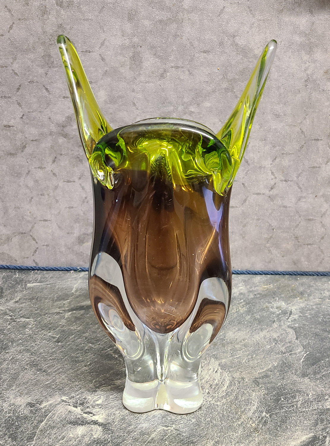 106d Große Mundgeblasene Vase.