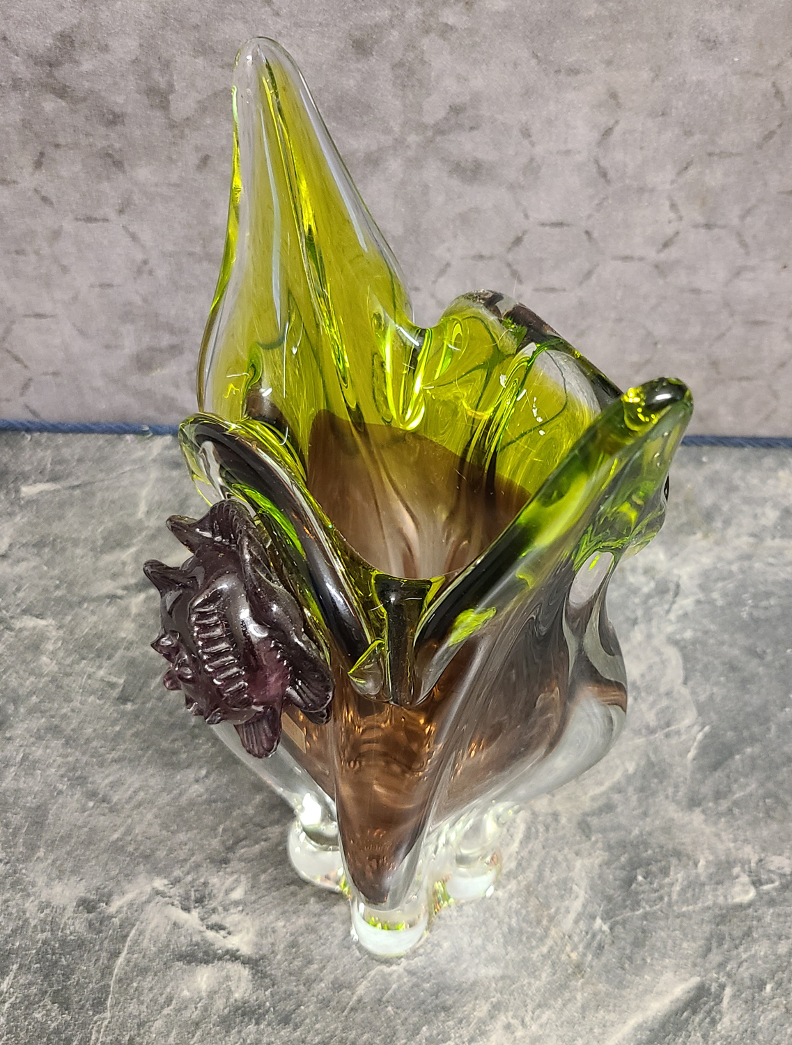 106e Große Mundgeblasene Vase.